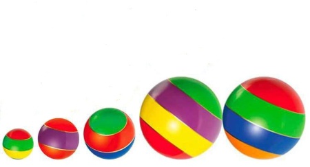 Купить Мячи резиновые (комплект из 5 мячей различного диаметра) в Екатеринбурге 